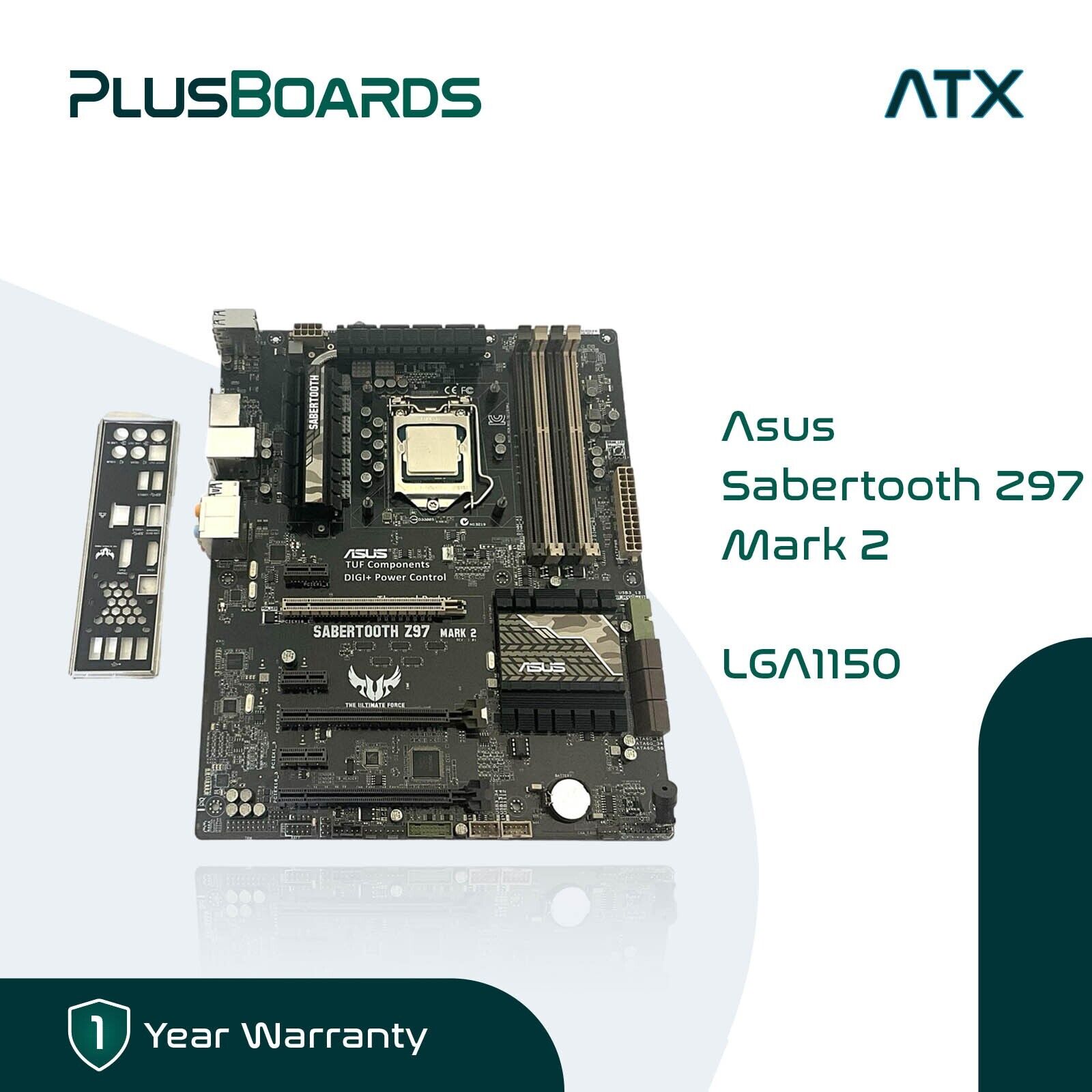 ASUS SABERTOOTH Z97 MARK 2 LGA1150 Z97 SATA 6Gb/s USB 3.0 i7-4790K 4.0GHz 4 Core