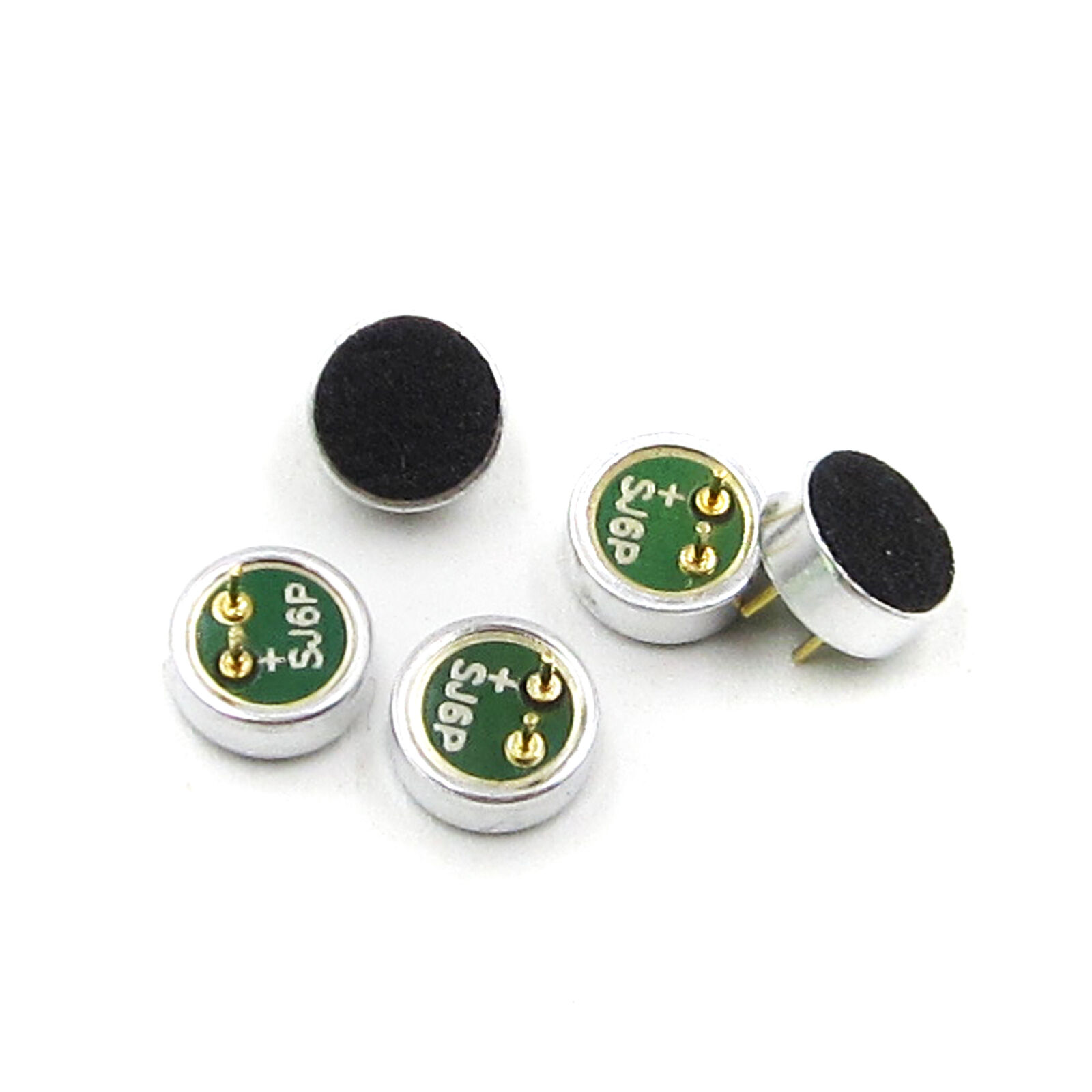 10PCS Microphone 6*2.2mm Capacitive Electret With Pin Microphone 52DB