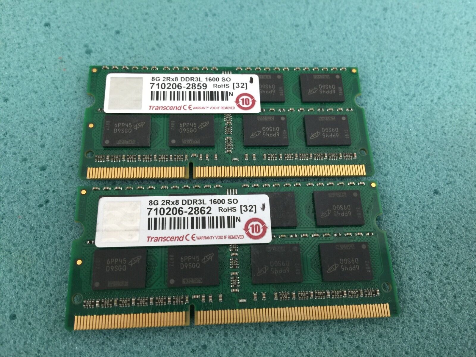 Transcend 16GB(2 x 8GB) DDR3L-1600 SODIMM Laptop Memory RAM - R456