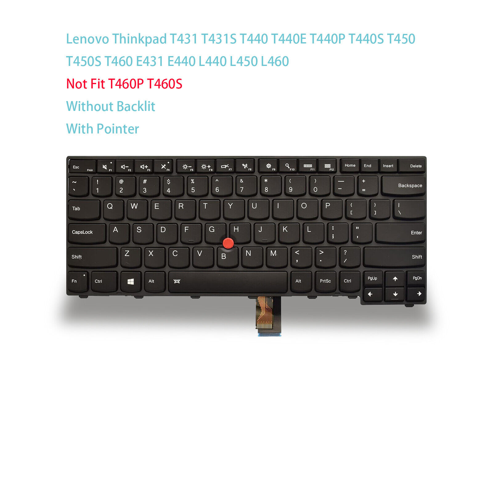 Genuine US Keyboard for Lenovo Thinkpad T431 T440 T450 T460 E431 E440 L440 L450