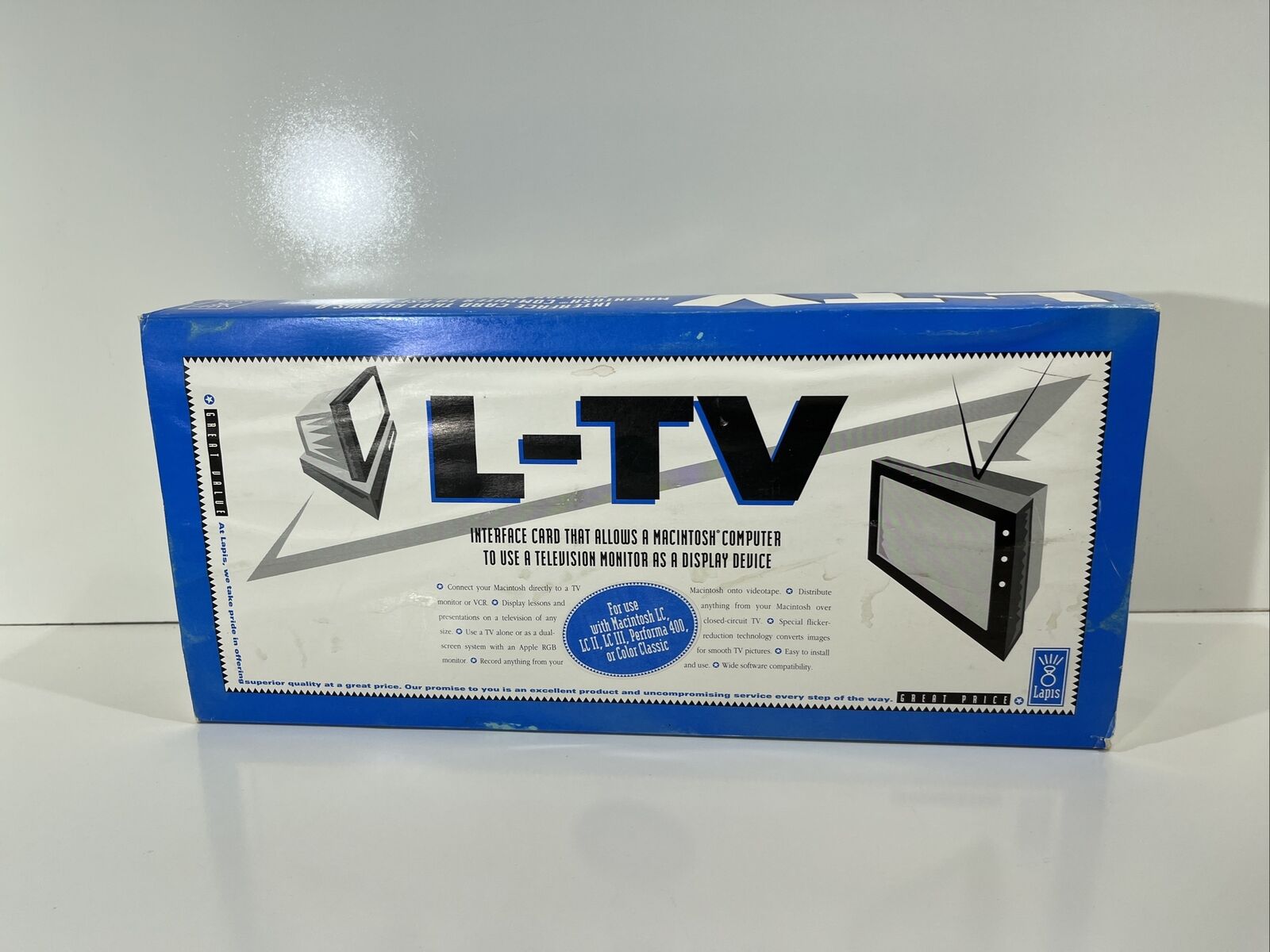 Vintage 1992 L-TV Pro for Macintosh Computers Interface Card Sealed Bag W/ Disk