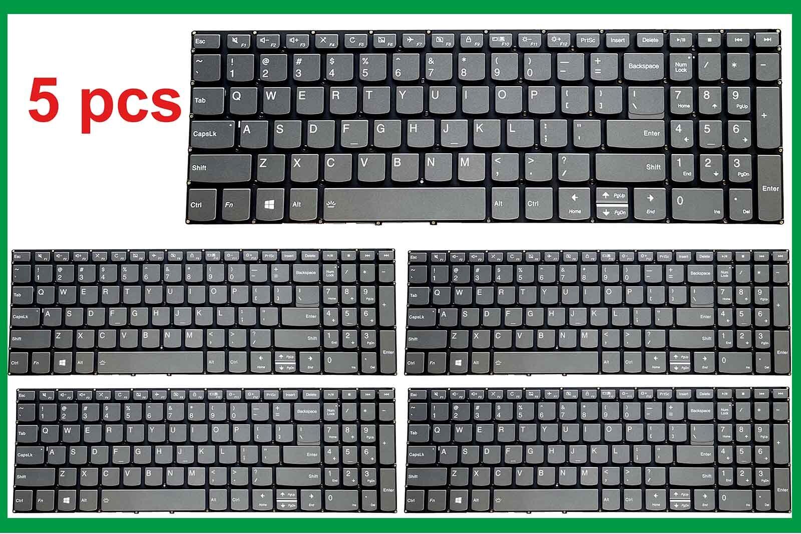 5pcs for Lenovo 720S-15ISK 720S-15IKB 3-17IML05 3-17ADA05 Keyboard US Backlit