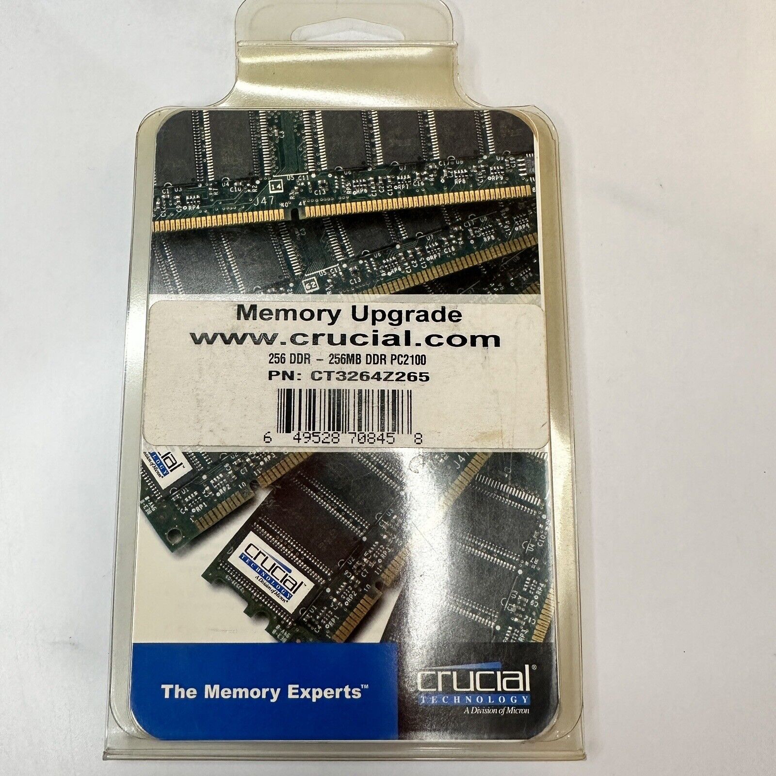 Crucial Memory CT3264Z265 256 DDR - 256MB PC2100 Sealed NOS Vintage Computer
