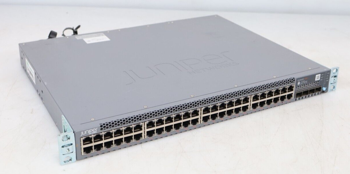 Juniper Networks EX3400-48P 48x Gigabit PoE+ RJ45 2x 40Gb/s QSFP+ Switch