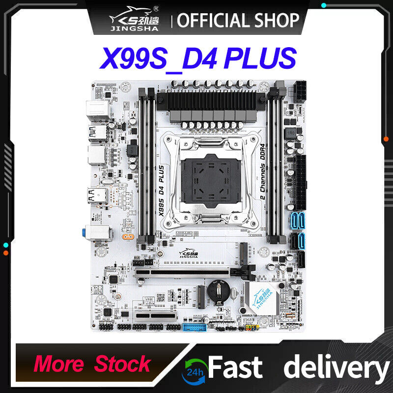 X99S_D4 PLUS Motherboard LGA 2011-3 Support Intel XEON E5 V3/ V4 DDR4 ECC RAM