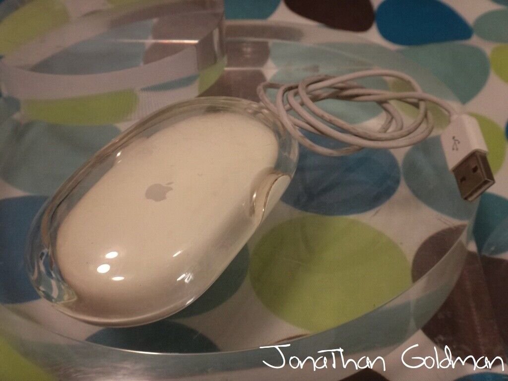 Apple Pro Mouse White Snow USB Mac Vintage M9035G/A M5769 M7697Z/M