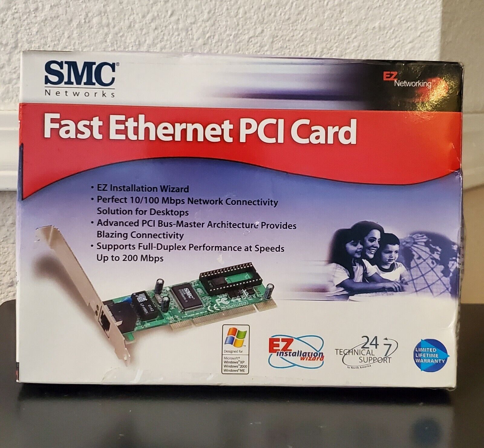 SMC Networks Fast Ethernet 10/100 PCI Card SMC1244TX