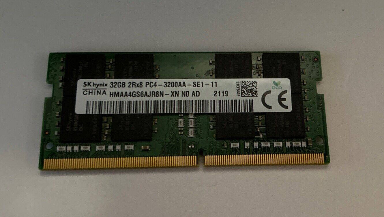 SK Hynix 32GB DDR4 3200 Laptop RAM (HMAA4GS6AJR8N-XN)