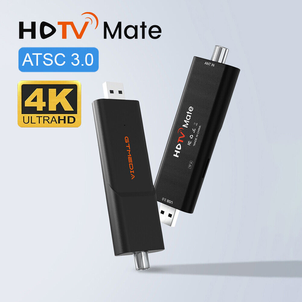 4K ATSC 3.0/1.0 OTA Signal Meter Tuner DVR OTT Android Fire Smart HDTV Converter