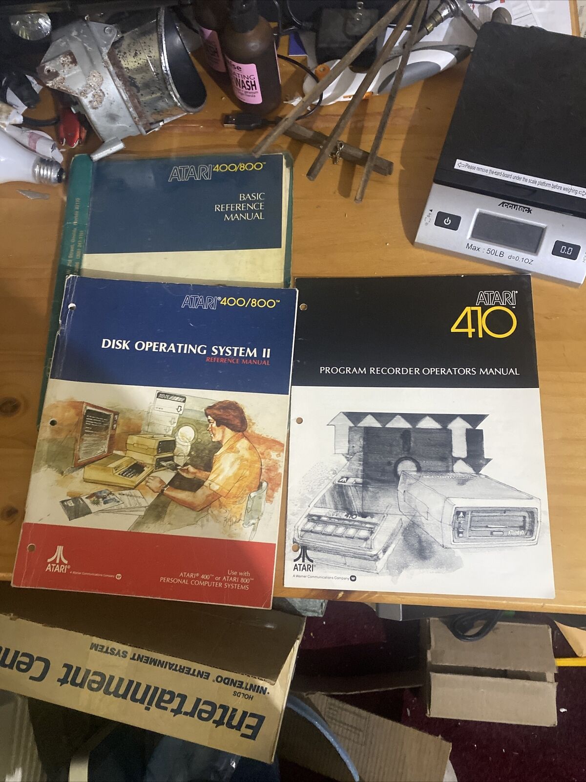 Atari 400/800 BASIC reference & Disk Operating System II manuals