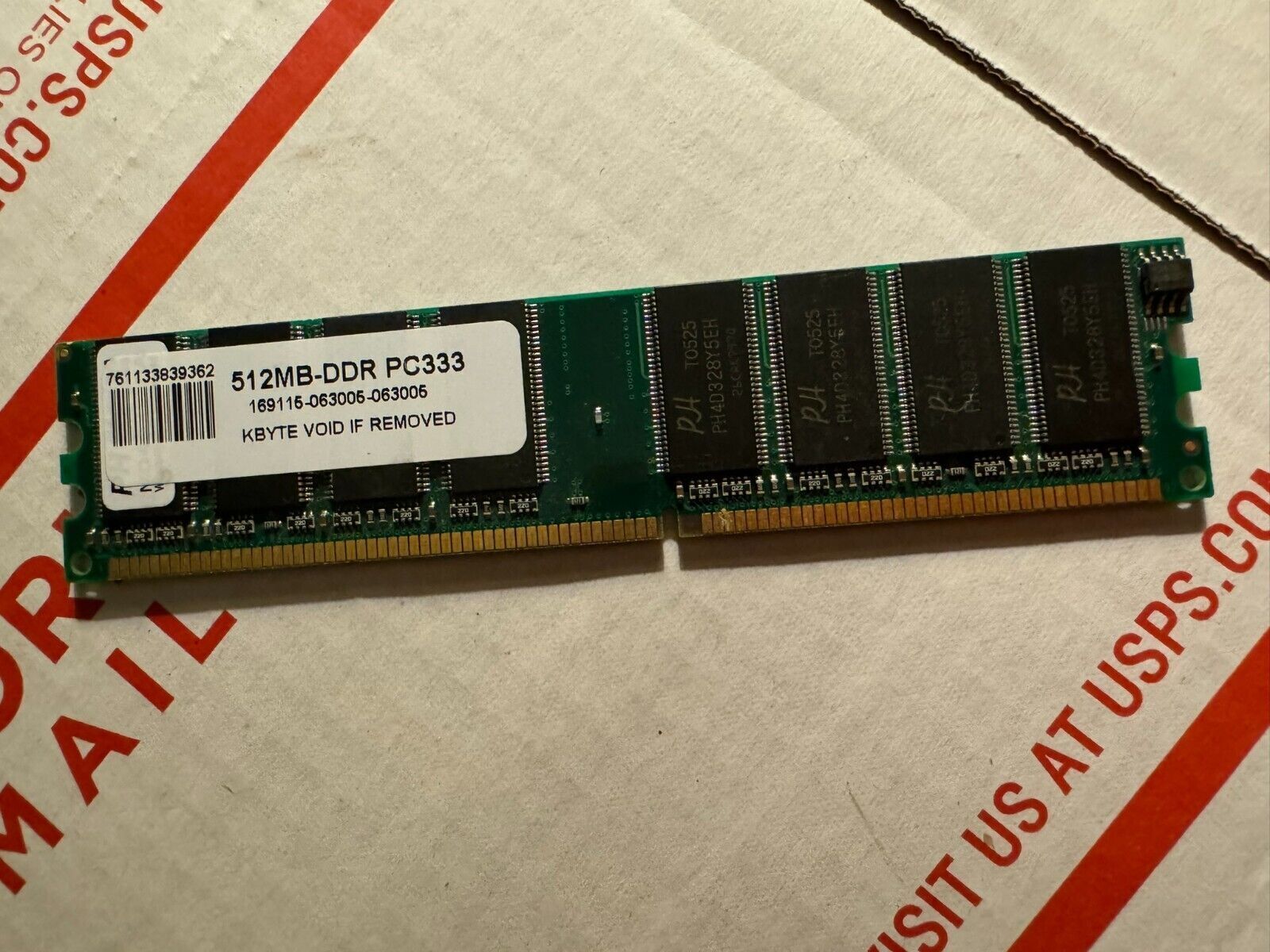 PH T0525 512MB-DDR PC333 (PC-2700) memory RAM