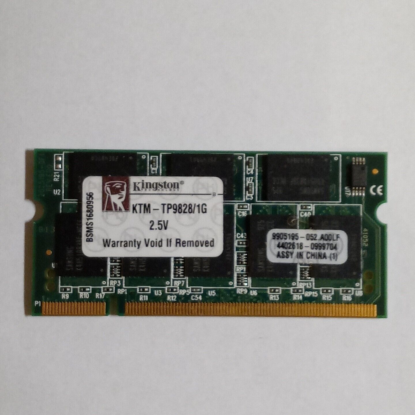 Kingston 1GB PC-2700S DDR-333  LAPTOP Ram Memory Stick SODIMM DDR1