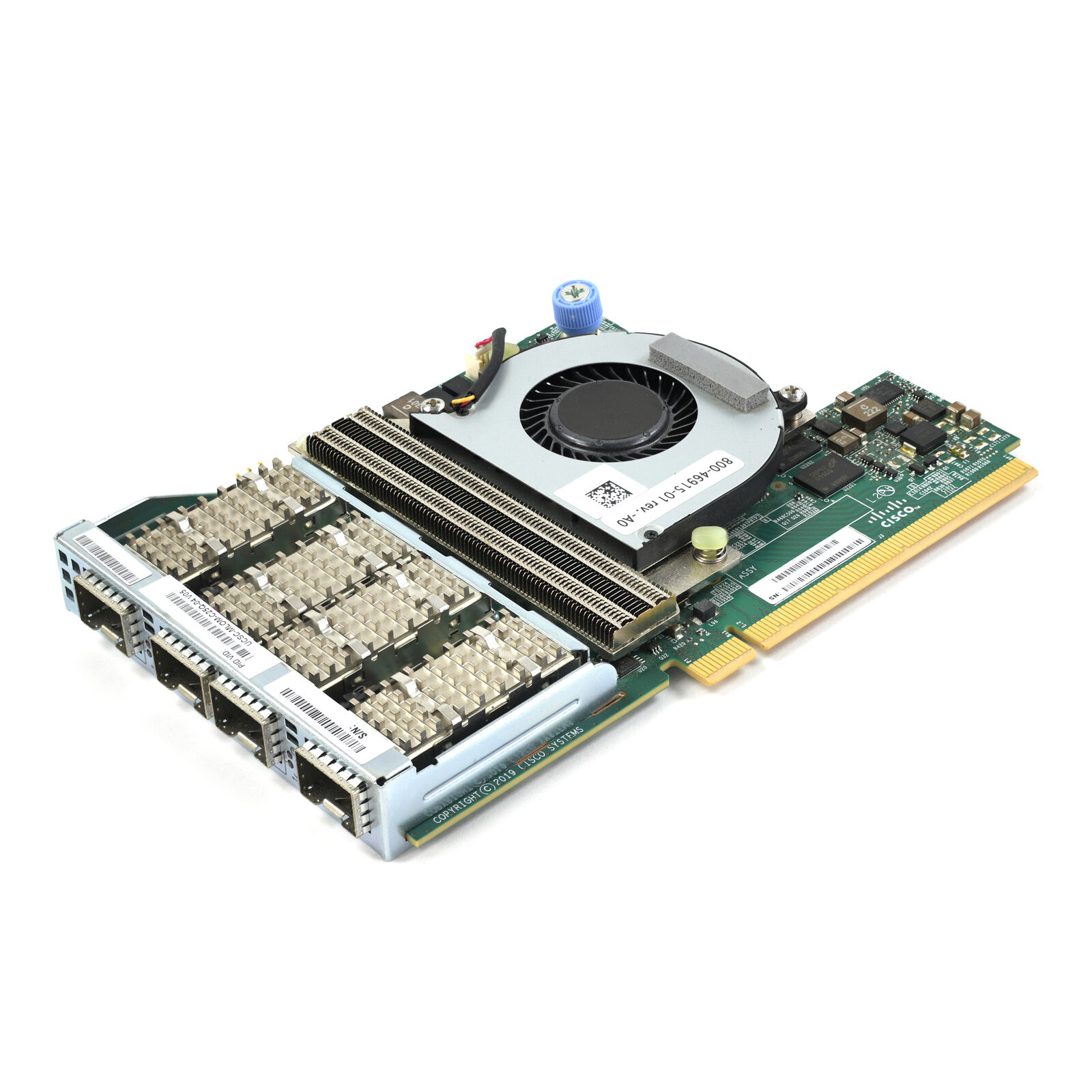 Cisco UCSC-MLOM-C25Q-04 Quad-Port 25GB SFP28 PCIe Network Interface Card