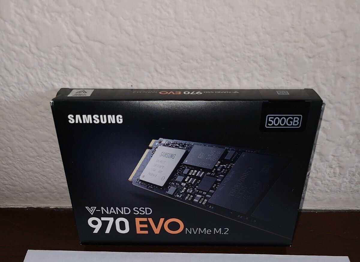 Samsung 970 EVO 500GB, Internal M.2 (MZ-V7E500BW) Solid State Drive  / BRAND NEW