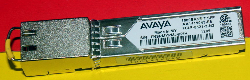 Avaya/Nortel AA1419043-E6 SFP 1000BASE-T SFP 2xAvailable