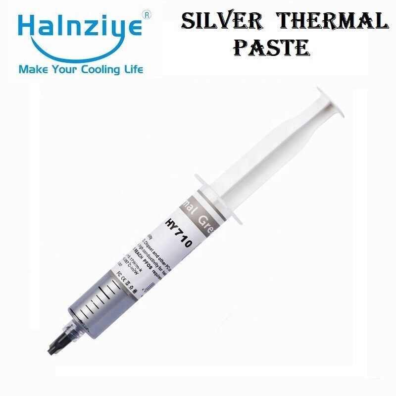 30 Gram SILVER COOLING / High Performance Thermal Grease Compound Paste Syringe