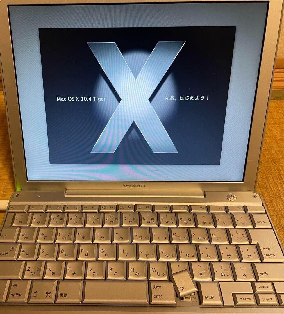 Apple PowerBook G4 PB M9690J Initialized MacOSX10.4 Used Japan