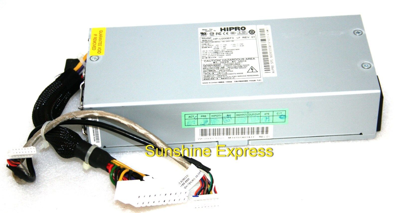 Hipro 200W Power Supply HP-U200EF3 LF REV:01 FOR HP MEDIASMART EX470/EX475/EX4