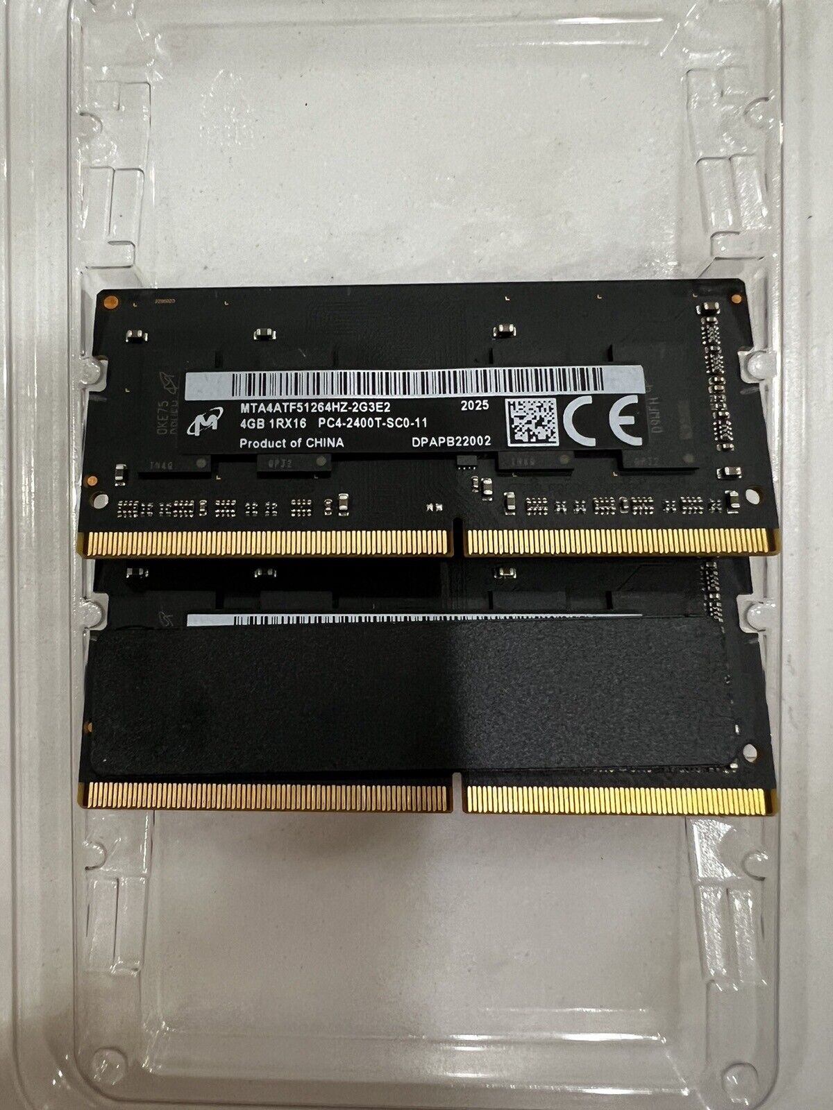 Apple Micron 8GB (2x4GB) DDR4-2400T PC4 SODIMM Memory RAM MTA4ATF51264HZ-2G3E2