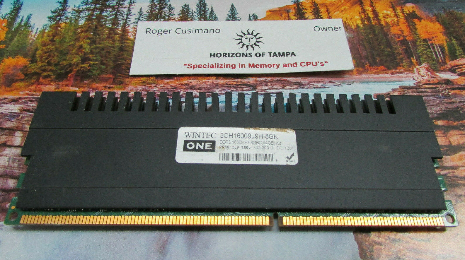Wintec One 3OH16009u9H-8GK DDR3 1600MHz 4GB 2Rx8 1.50V