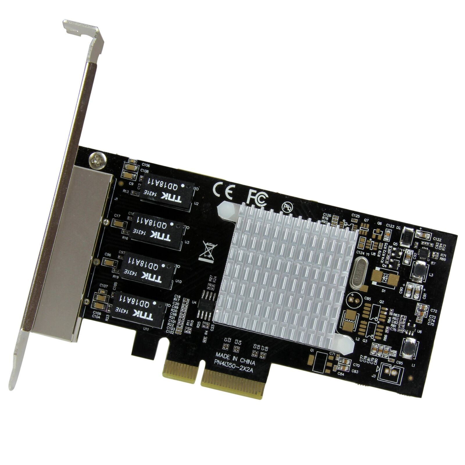 Startech.com 4 Port Pci Express Gigabit Ethernet Network Card - Intel I350 Nic -