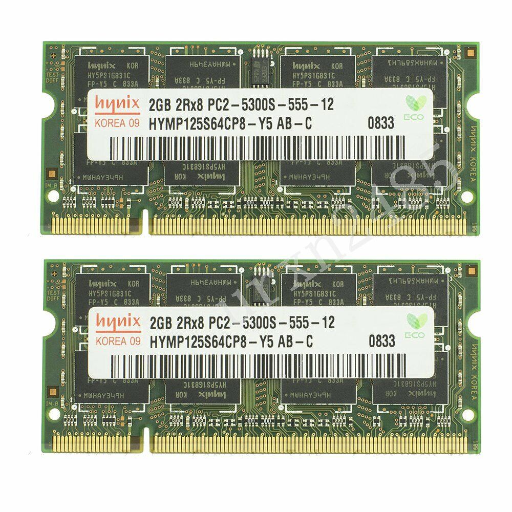 4GB 2x 2GB Kit IBM/Lenovo Thinkpad SL300/SL400/SL500 DDR2 Laptop/Notebook Memory