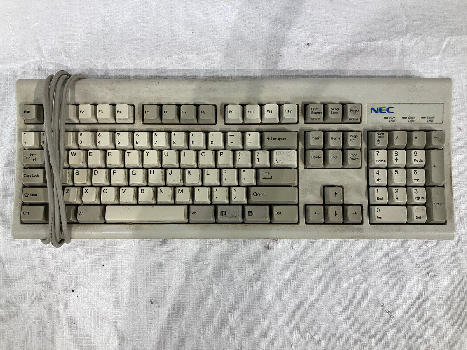 Vintage NEC Zenith KB-5923 Keyboard