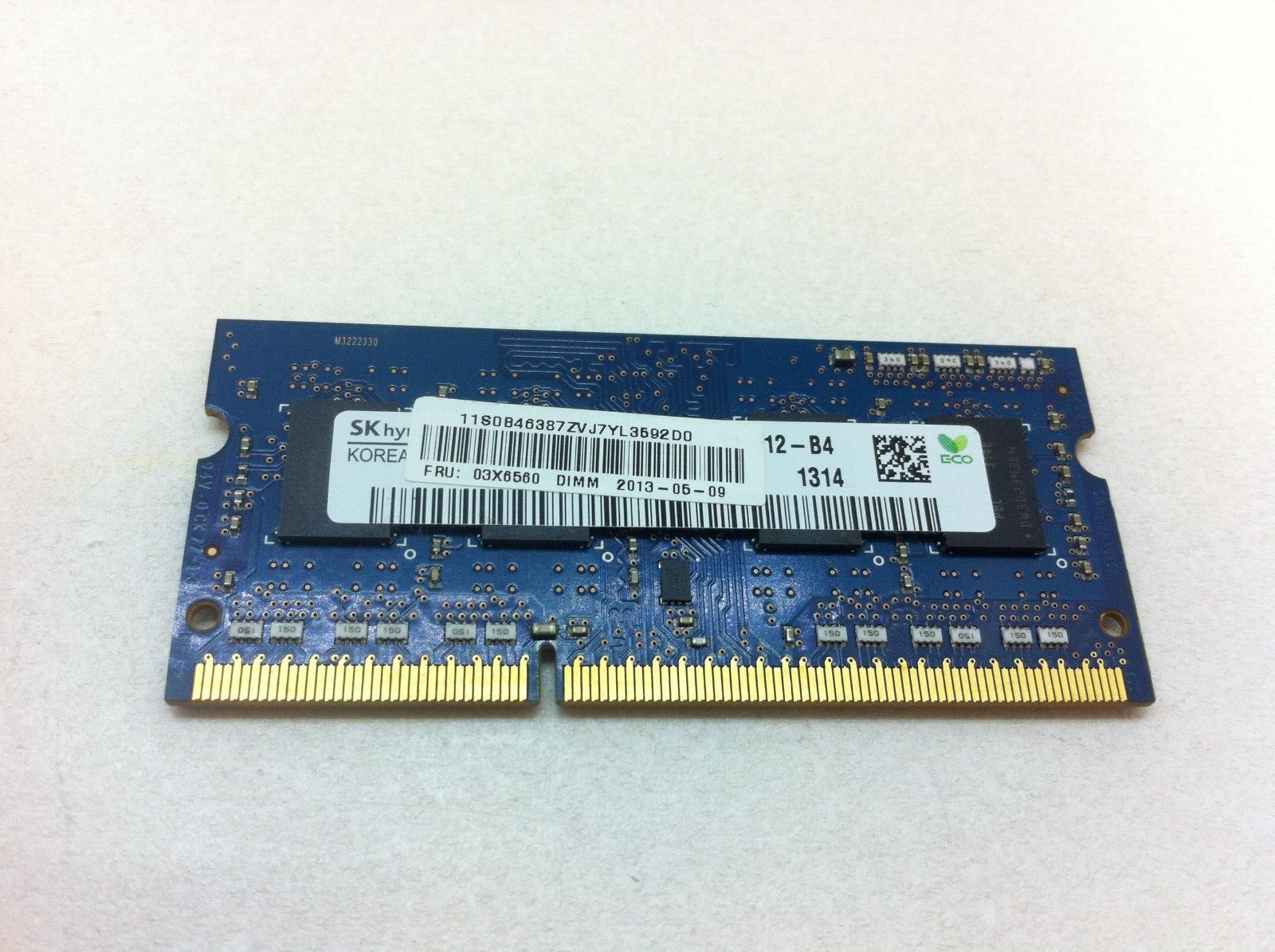Lenovo Thinkpad Hynix 03X6560 Memory RAM 2GB DIMM 204pin DDR3 SDRAM 1600MHz 132