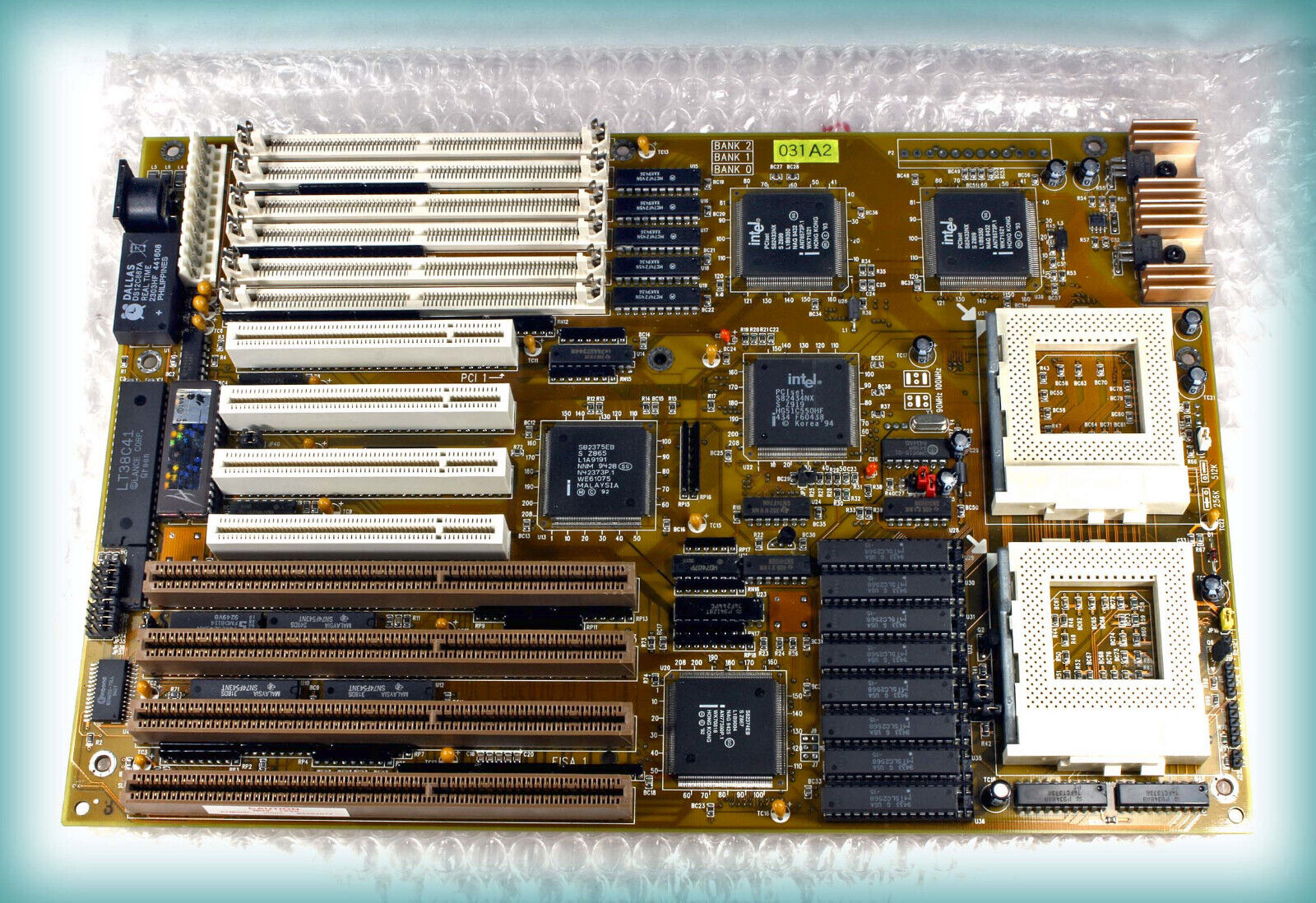 V.RARE NEW Vintage Soyo 31A DUAL Pentium EISA/PCI AT Motherboard, 430NX Neptune
