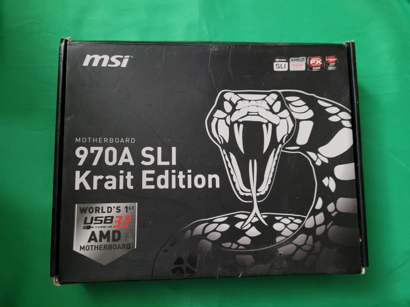 MSI 970A SLI Krait Edition AM3+ AMD 970 SB950 SATA 6Gb/s USB 3.1 ATX Motherboard