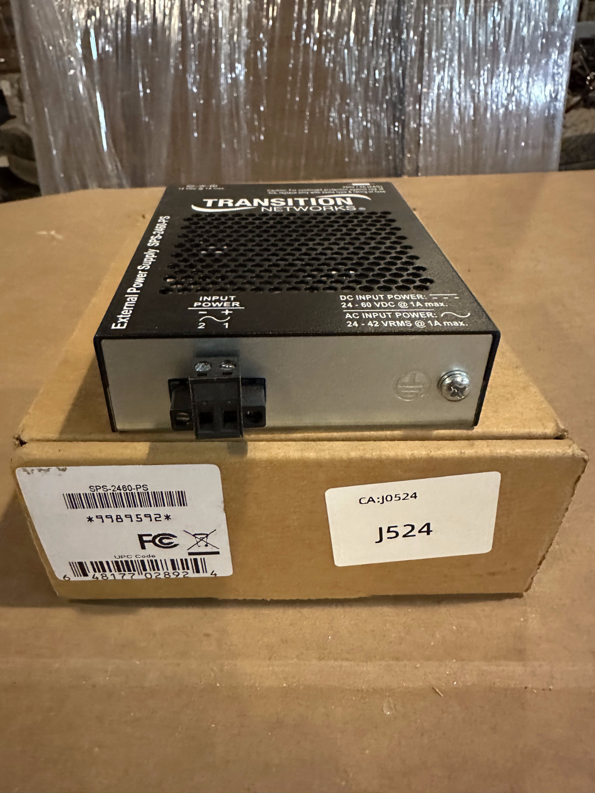 Transition Networks External Power Supply SPS2460PS