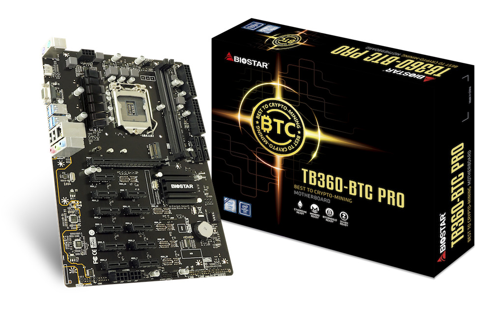 Biostar TB360-BTC PRO  i7/i5/i3 LGA1151 Intel B360 DDR4 12 GPU Mining USED