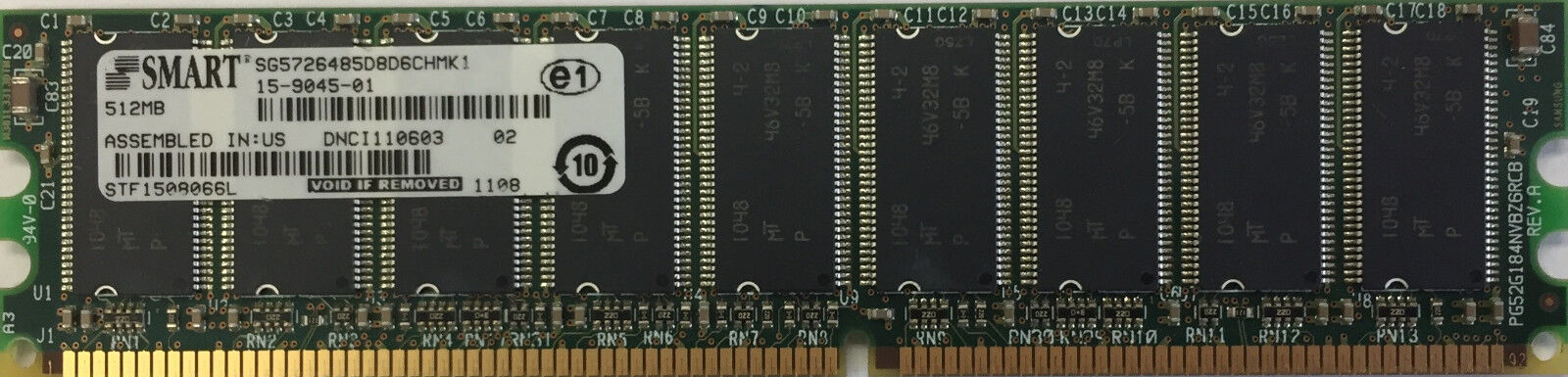 512MB Memory RAM Cisco 2811 2821 2851 Router Genuine Original Approved Upgrade
