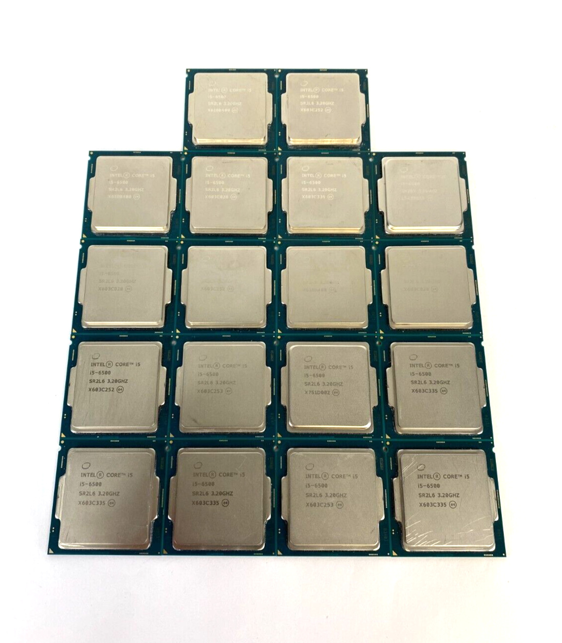 Lot of 18) Intel Core i5-6500 SR2L6 3.2GHz 6MB Cache 4 Core CPU Processors