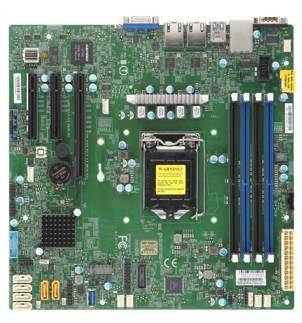 5Pcs SuperMicro X11SCL-F C242 128G Server Motherbroad LGA1151 DDR4 M.2 M-ATX