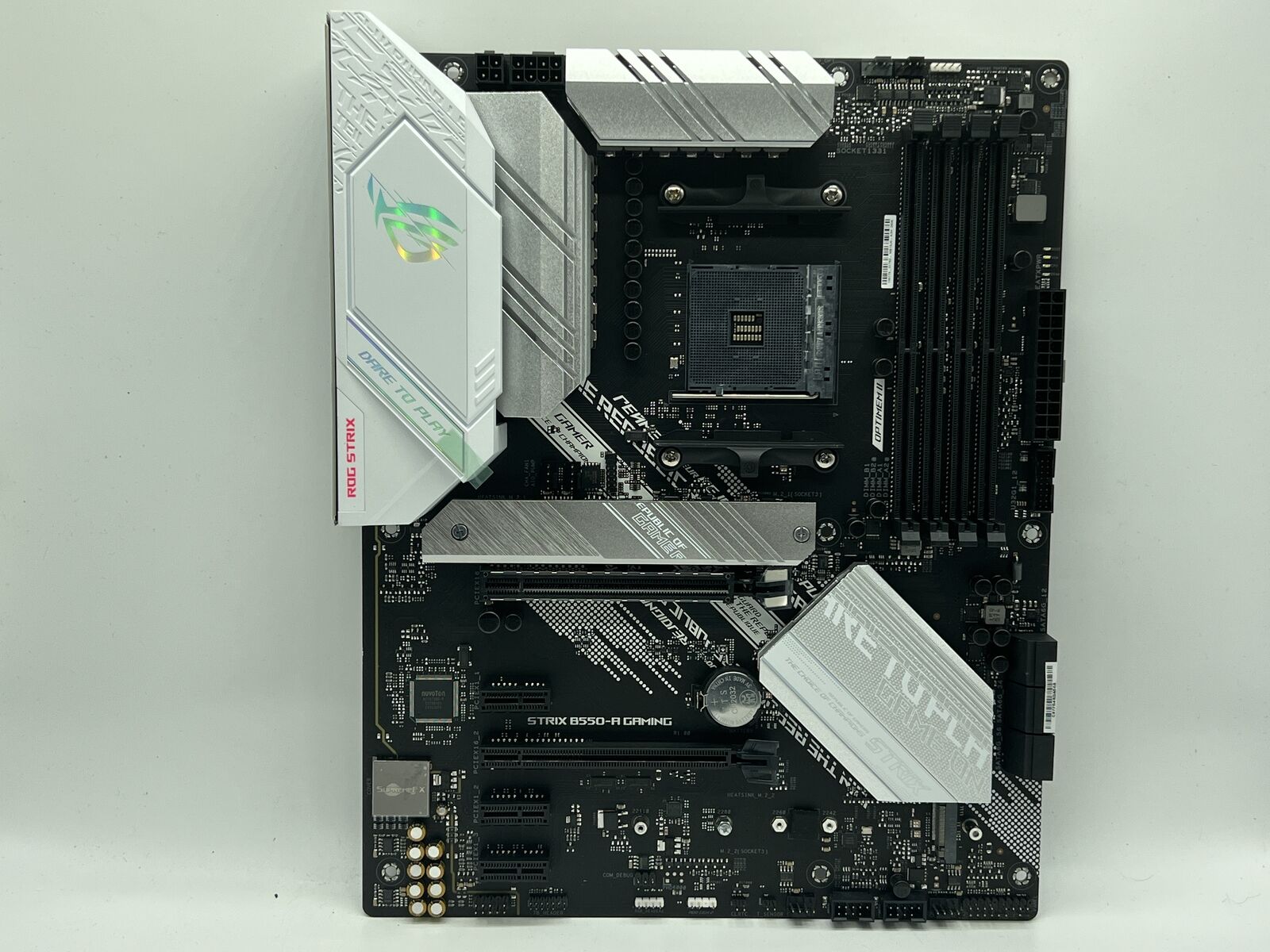 Asus ROG Strix B550-A Gaming ATX AM4 DDR4 Motherboard Used 