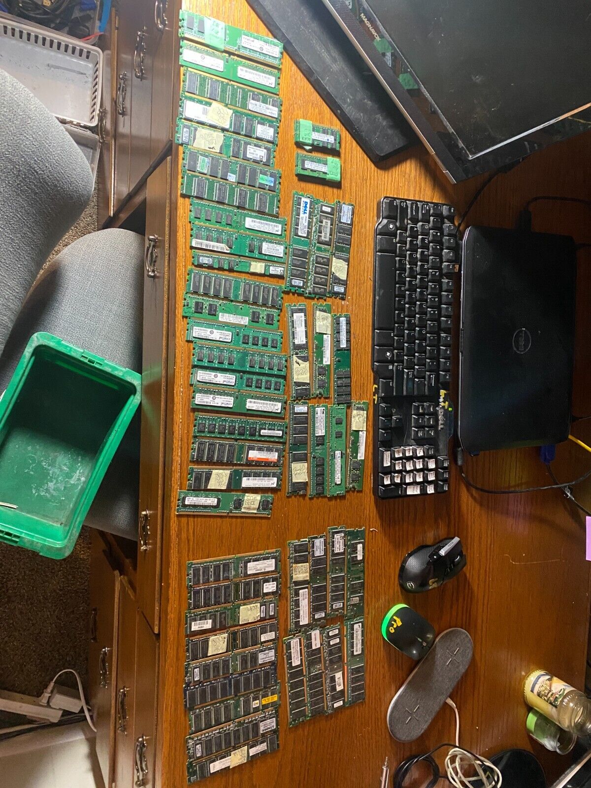 Lot of 50 Assorted RAM Memory Sticks - SDRAM, DDR, DDR2, DDR3, and DDR4