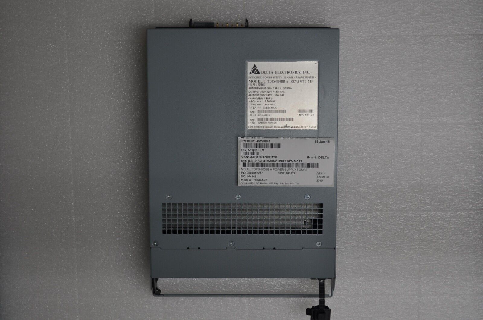 IBM EXP2512/EXP2524 800W Power Supply PSU Grade C 45W8841