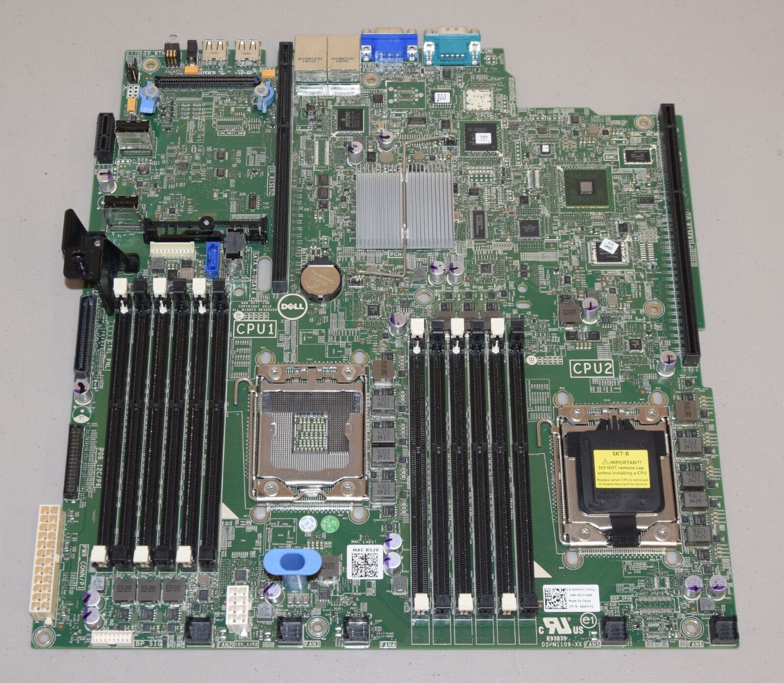 READ  LGA 1356 Motherboard DFFT5 for Dell Poweredge OEMR R520 Server