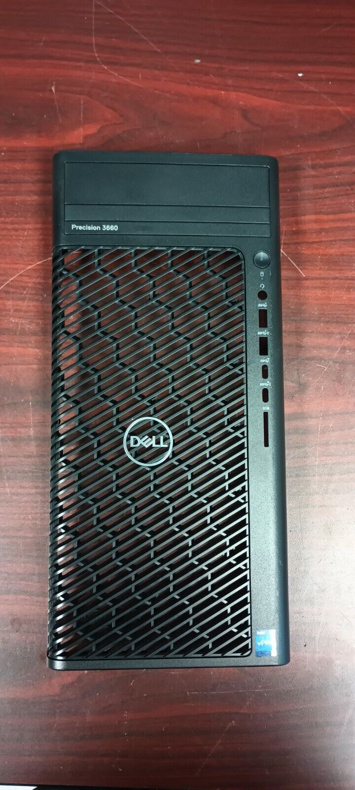 Dell Precision 3660 Workstation Front Bezel + i9 Sticker Excellent Condition #95