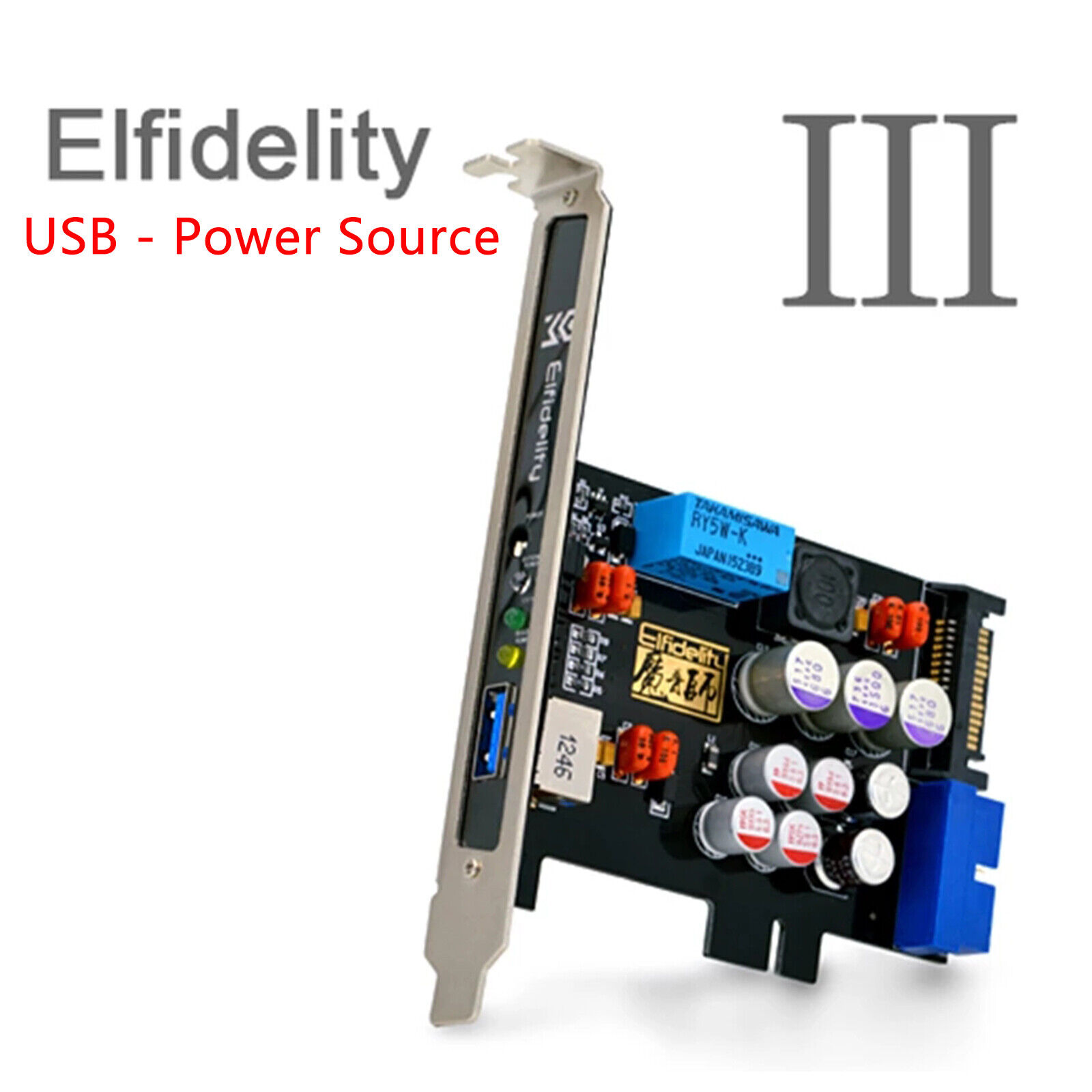 Elfidelity AXF-100 USB Power Source HiFi Interface Preamp Internal Filter