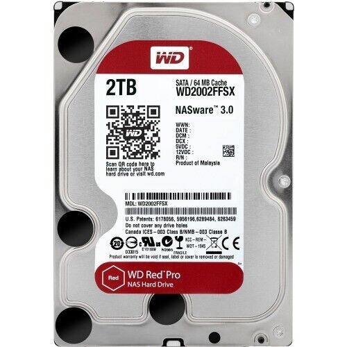 Western-D-New-WD2002FFSX _ 2TB SATA 7200RPM 64MB Cache 3.5inch RED PRO