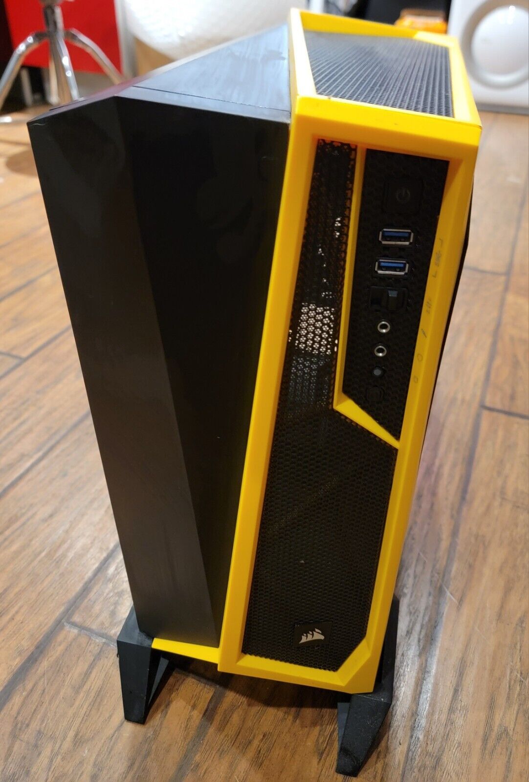Corsair Carbide Series SPEC-OMEGA RGB Tower Black Yellow Custom Computer Case