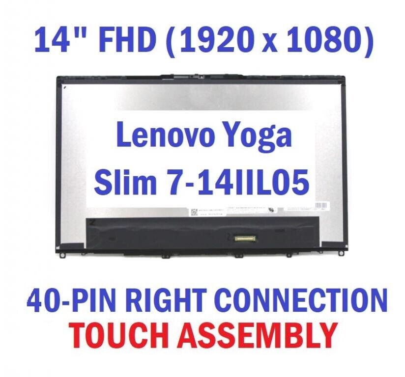 New Lenovo Yoga Slim 7-14ITL05 FHD Touch Lcd Screen glass 5D10S39646