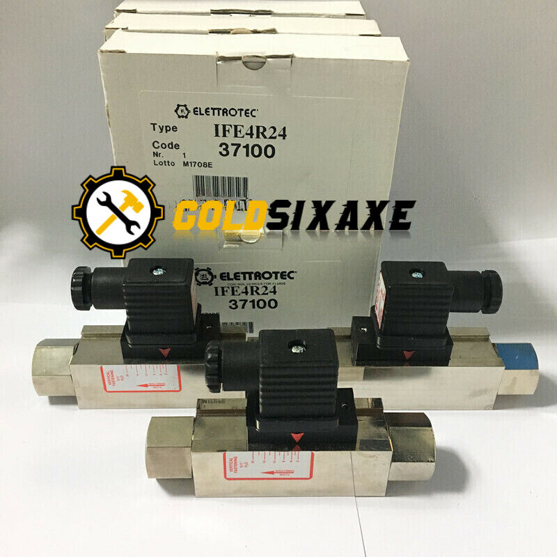 QTY:1 NEW FOR ELETTROTEC Flow meter flow switch IFE4R24 37100