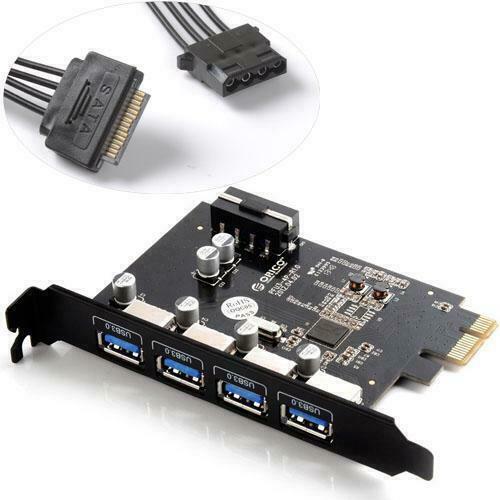 ORICO PME-4U 4 Port PCI Express to USB3.0 Host Controller Card for Mac/Windows