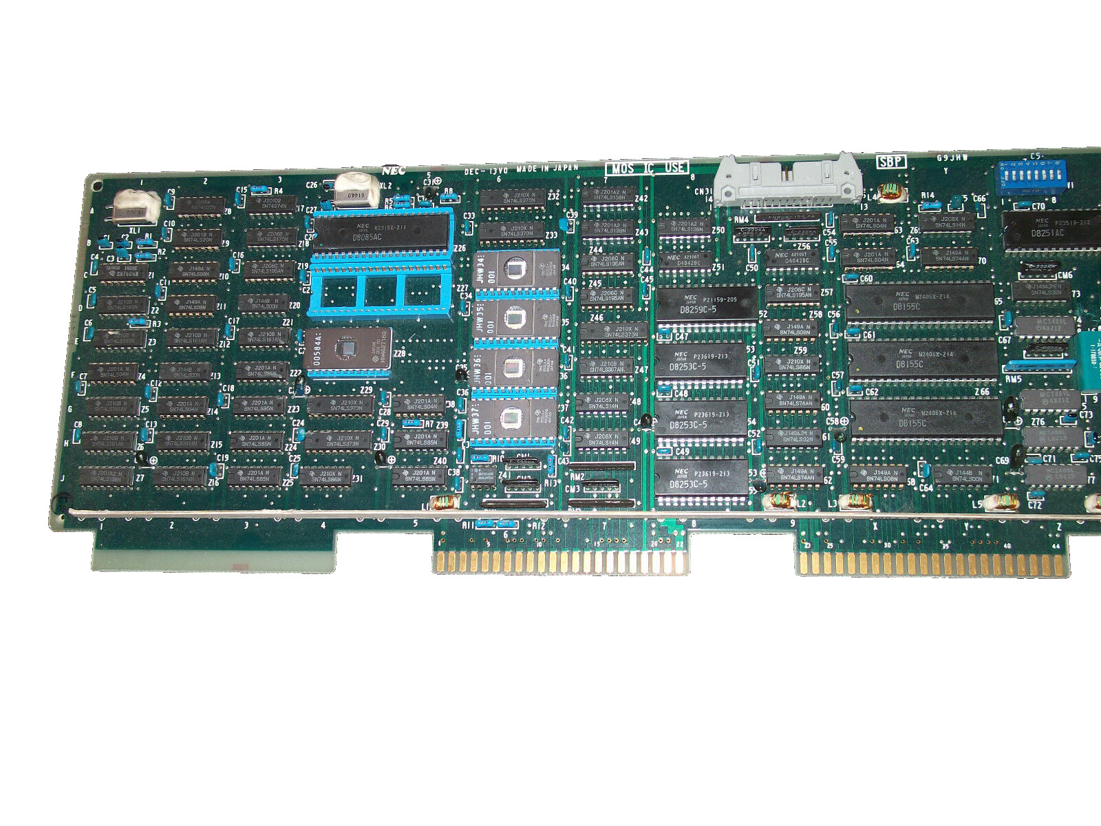 QTY-1 BOARD OLD NEC 8085 DEC 13-V0 SKTD TMS2716JL(4) D8085C(1) 462716(1)
