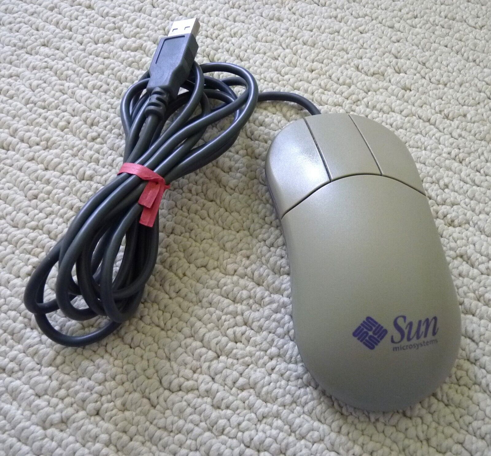 Vintage SUN Microsystems 370-3632 USB CROSSBOW 3 BUTTON USB MOUSE Tested/working