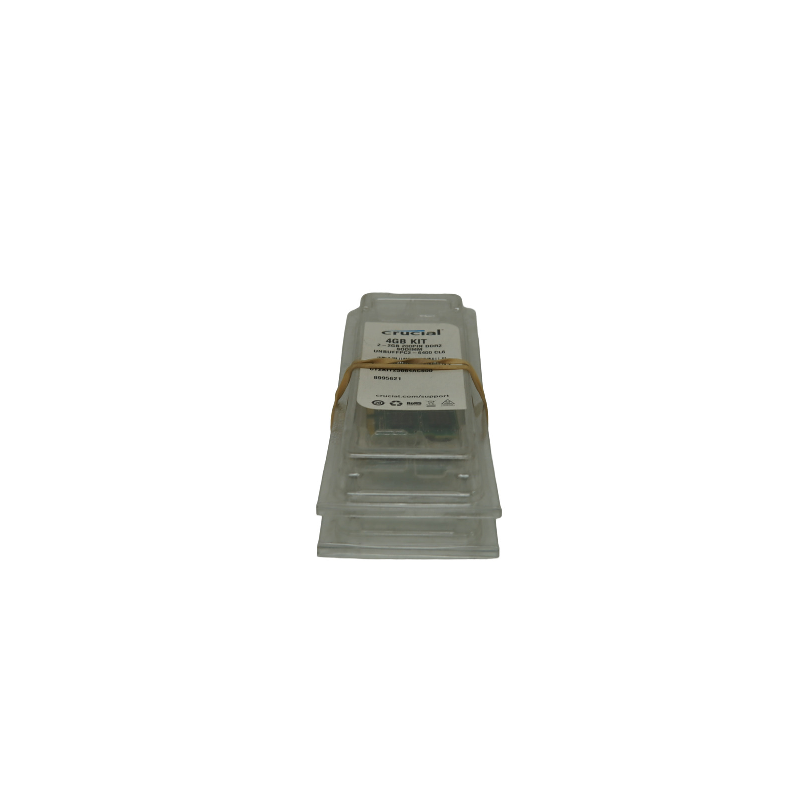 Crucial MEMORY 4GB Kit-(2x-2GB 200PIN PC2-6400)