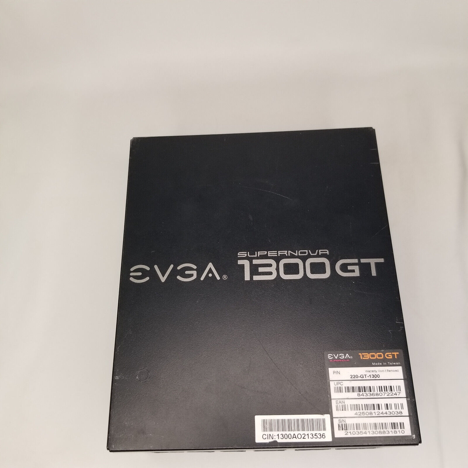 (PARTS/NOT WORKING) EVGA Supernova 1300 GT 80 Plus Gold 1300W (NO CABLES)